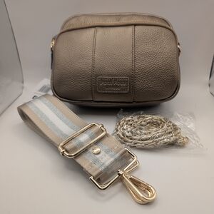 Pom Pom London Original In Bronze - Three Straps - NWT